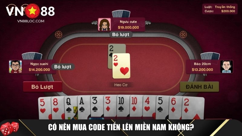 Tổng Hợp Code Tiến Lên Miền Nam Tại VN88 Mới Nhất Cho Game Thủ 6 Lợi ích và rủi ro khi mua về code tiến lên miền nam