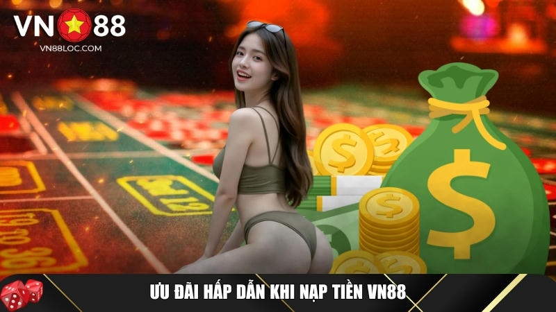 Hướng Dẫn Nạp Tiền VN88 Nhanh Chóng Và An Toàn Nhất 2025 3 Các ưu đãi hấp dẫn khi nạp tiền VN88 ngay bây giờ